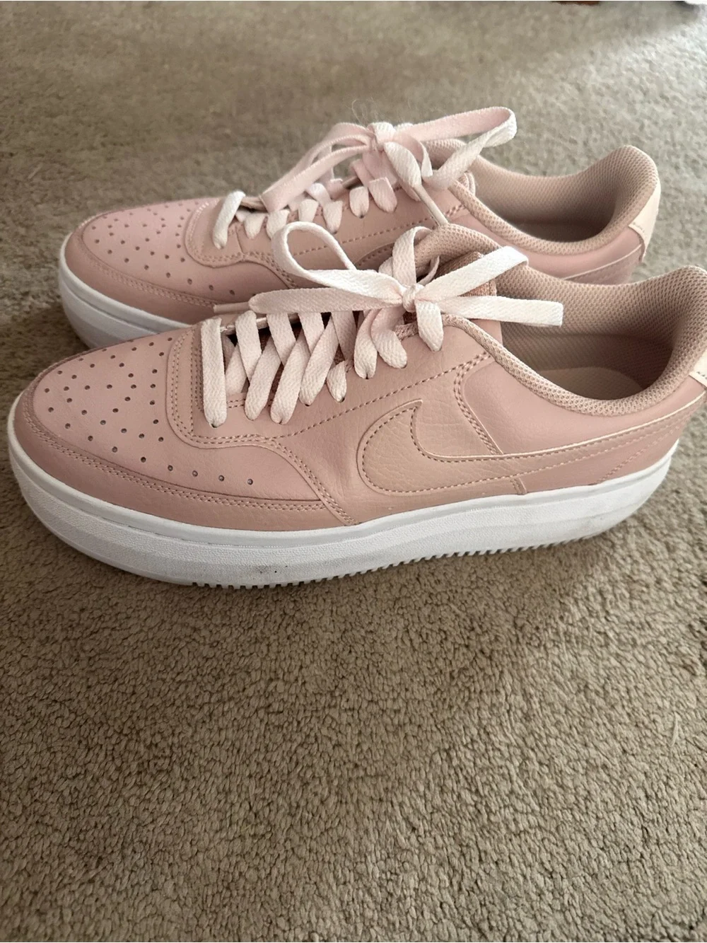 Nike Court Vision Alta LTR Platform Sneakers 🌸